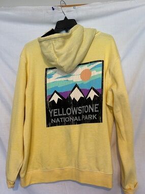 Yellow Zip Hoodie